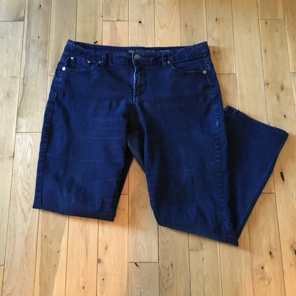 Santana Tummy Control Dark Blue Jeans For Women 16 - Picture 1 of 13